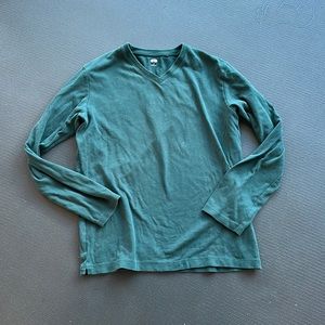 💜5 for $25 Uniqlo teal green longsleeve T-shirt